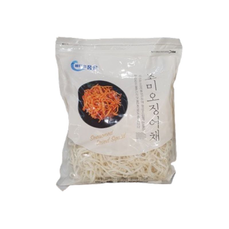 冷蔵 海を包んだ 味付けイカ細切り 600g