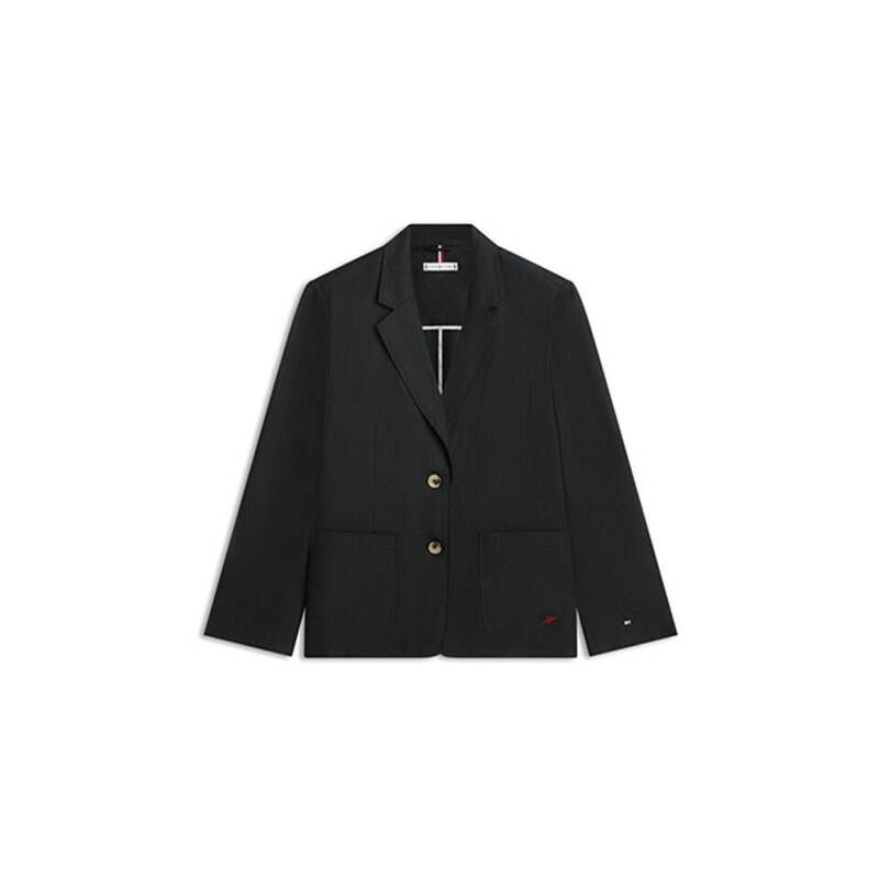 Tommy Hilfiger TOMMY HILFIGER 린넨 블렌드 포플린 싱글 자켓 (T22G3WJB080WT1BDS) T22G3WJB080WT1BDS 186903 1788094