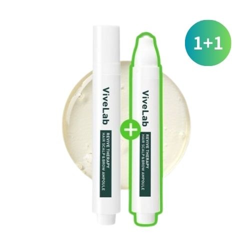 [1+1] リバイブ セラピー ヘア スカルプ アンド ブロウ アンプル 15ml+15ml/ 脱毛症状の緩和