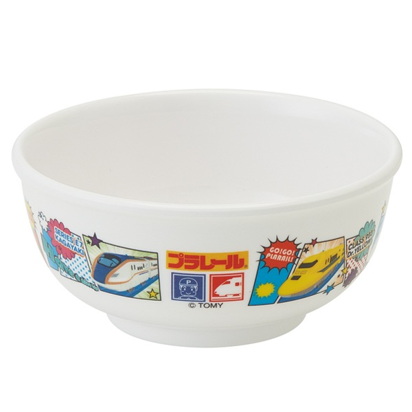 手数料安い 食器 プラレール19 メラミン製 240ml 茶碗 キャラクター ご飯茶碗 お茶碗 食洗機対応 （ キッズ用食器