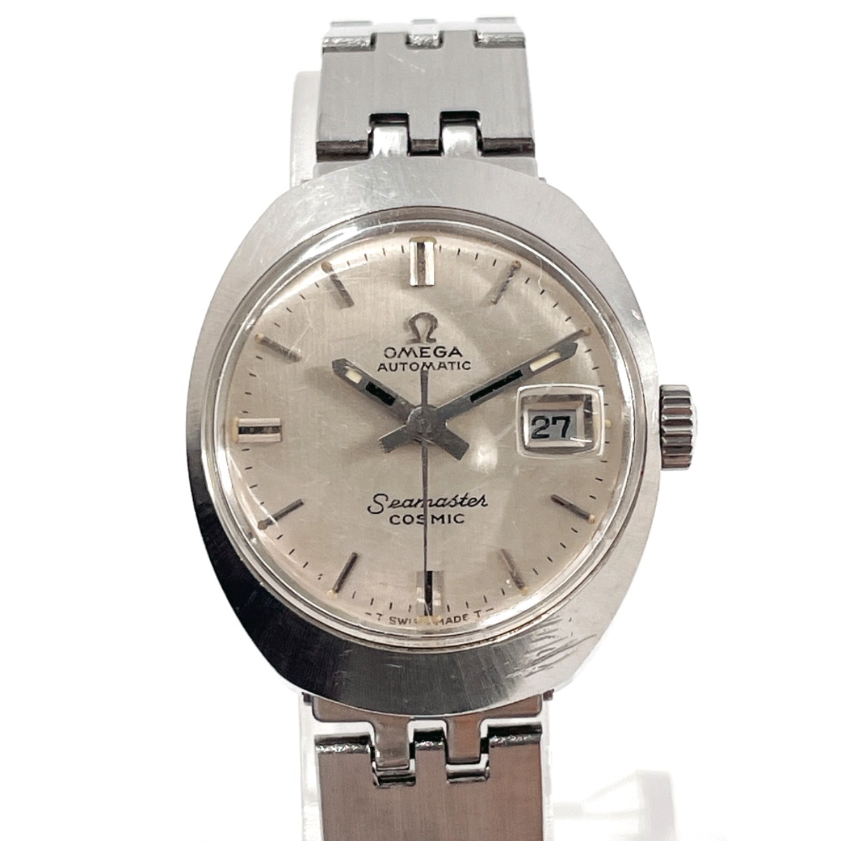 コスミック レディマチック シーマスター 腕時計 シルバー ステンレススチール レディース