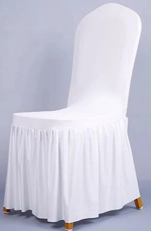 椅子 カバー 結婚式 厚手 伸縮性 一体型 チェアドレス パーティー 会議 ホテル レストラン ストレッチ生地 ロング丈 シンプル 白 赤 紫 6,373円