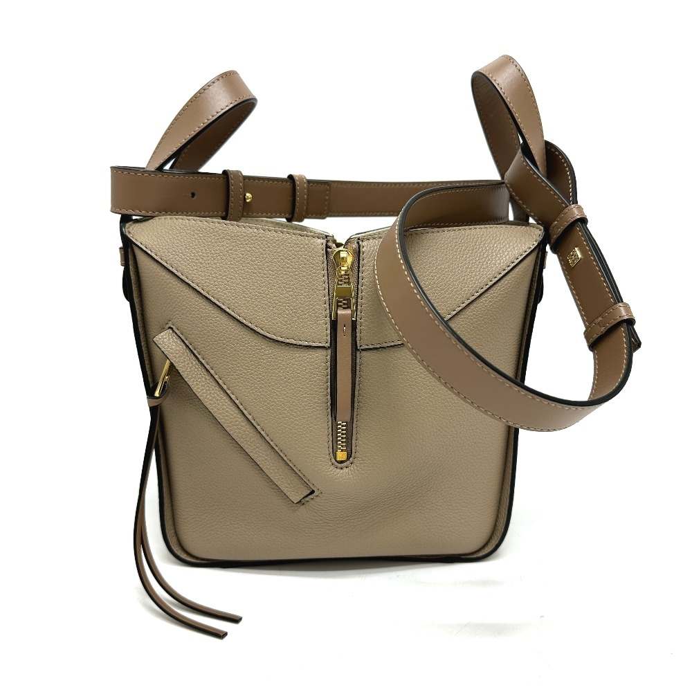 ショルダーバッグ ハンモック スモール 2WAY カバン 肩掛け レザー ブラウン