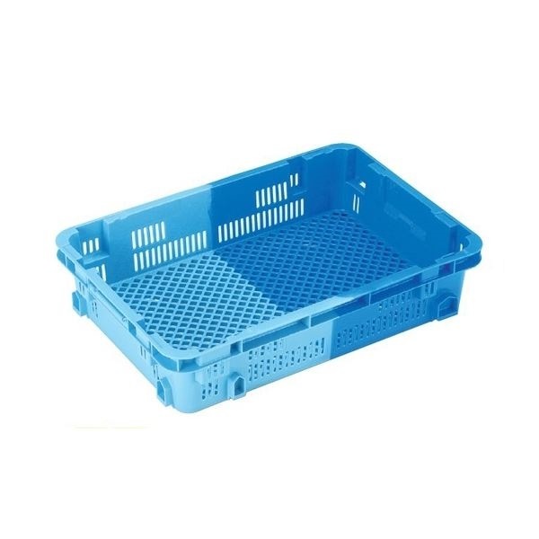 業務用コンテナボックス/食品用コンテナー [NF-M27深] ダークブルー/ブルー 材質：PP