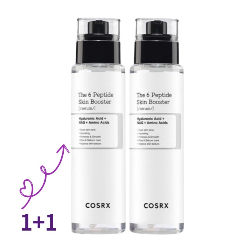 RXザ6ペプチドスキンブースターセラム150ml 1+1／ゼロブースター／アミノ酸／導入液／化粧水／保湿／6種機能性ペプチドで様々な肌悩み解決