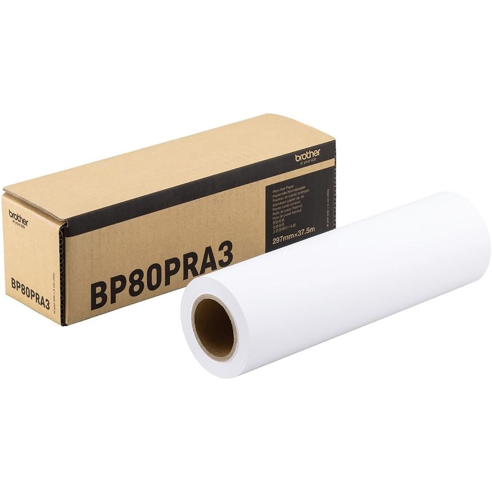 （まとめ買い）純正 インクジェットロール紙 上質普通紙 幅297mmx37.5m 1巻 BP80PRA3 [x3]