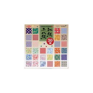 （まとめ） ショウワグリム 和紙千代紙 30柄150枚 23-1999(×10セット)