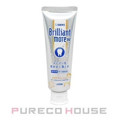 他サイト： ライオン DENT. ブリリアントモア ダブル 90g (歯科用医薬部外品) #アプリコットミントの商品画像