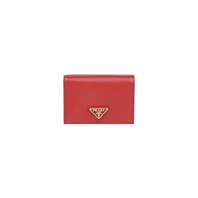 Pre-Owned トライアングルロゴ二つ折り財布 100287991 [U] 31,472円