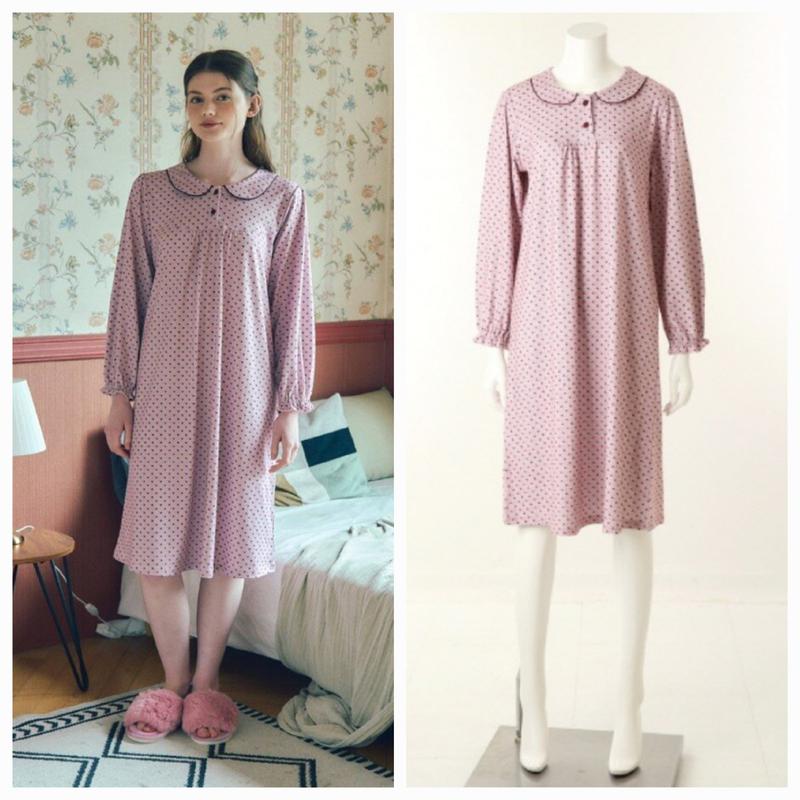 柔らかくふっくらとしたコートや起毛生地のワンピースVGN4559