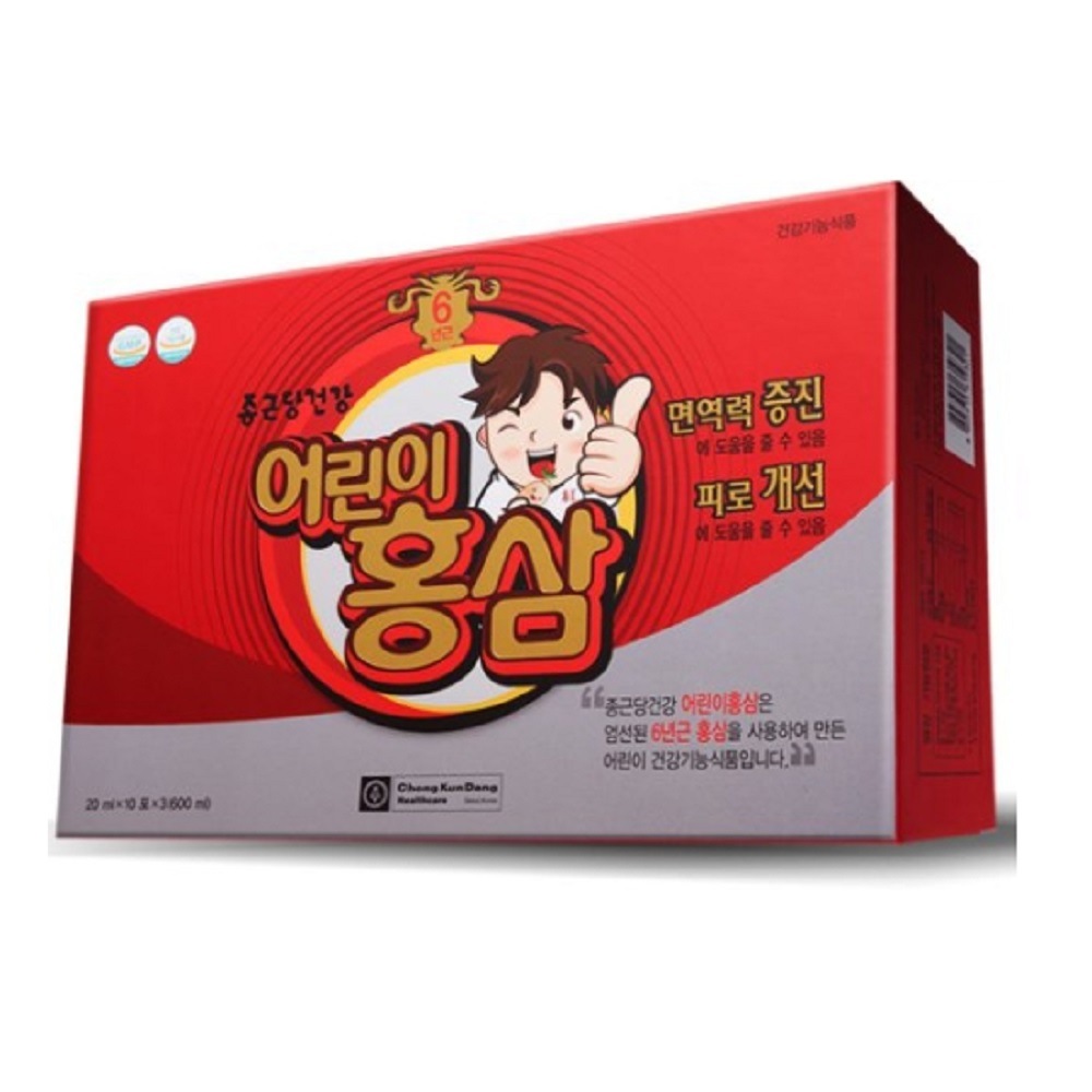 韓国-K MEAL-チョングンダン健康 子供 紅参 30包 1箱