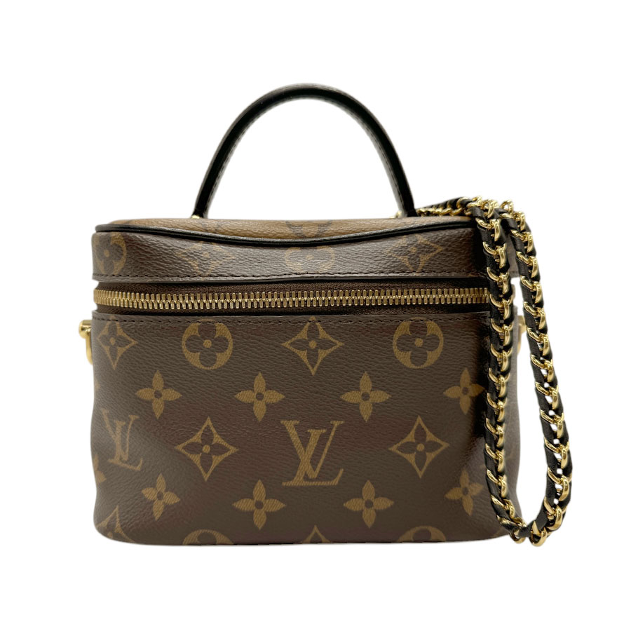 ルイ ヴィトン LOUIS VUITTON ハンドバッグ ショルダーバッグ ヴァニティ NV PM/モノグラム リバース ブラウン レディース M45165 n0784