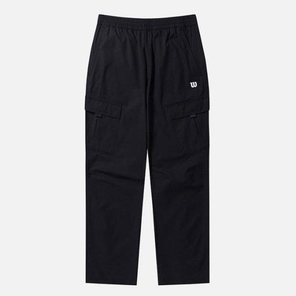 JQS W241001TPT22-BLK 男性用テーパードカーゴパンツ