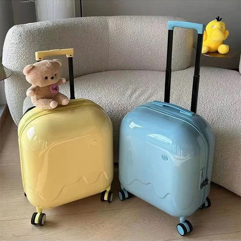多機能の泡のもちのスーツケースの女子学生の子供のパスワードの箱の小型の搭乗のケースの新型のタイロッドの旅行箱