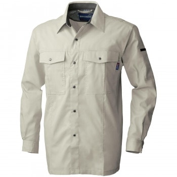 桑和 615 長袖シャツ Lサイズ ベージュ（3） Absolute GEAR