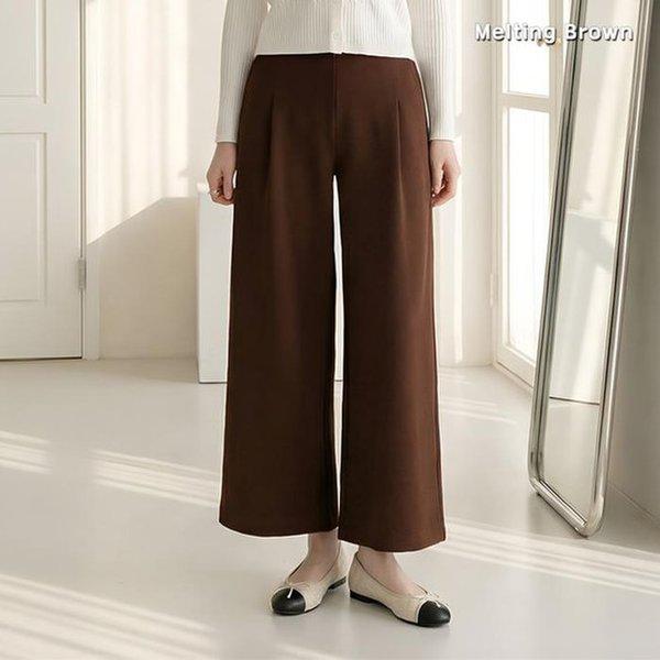 女性ワイドパンツ 裏起毛 ストレートパンツ PW26