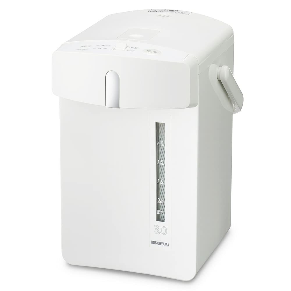 電気ポット ポット メカ式 2.2リットル 安全ロック機能 カルキ抜き機能 IMHD-122-W ホワイト