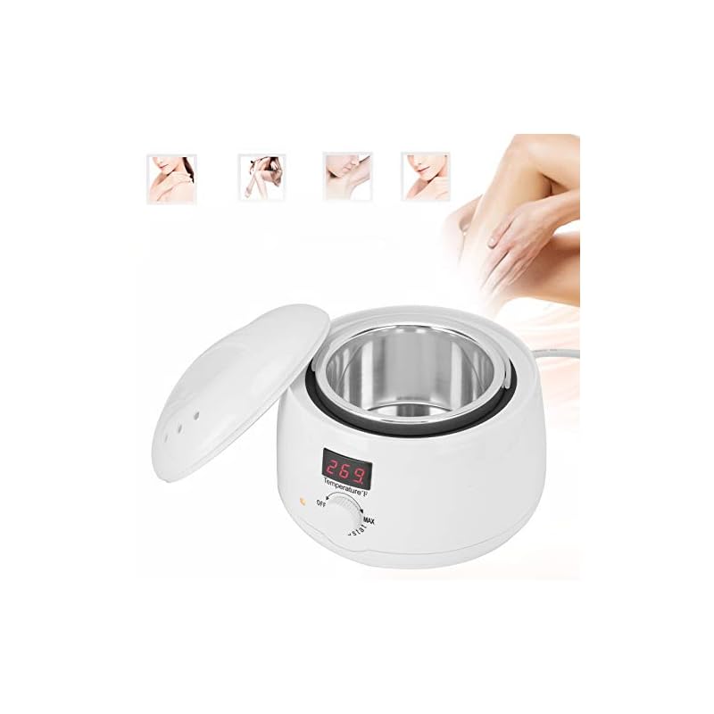 ワックスローラースパ用ワックス脱毛機ホームハンドフィートミニ電動ワックスヒーターワックスウォーマーメルターマシンローラーワックスウォーマーキット脱毛ウォーマー500ml(US)