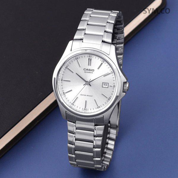 MTP-1183A-7A ビンテージラウンドアナログ正装カジュアル男性メタル時計 d