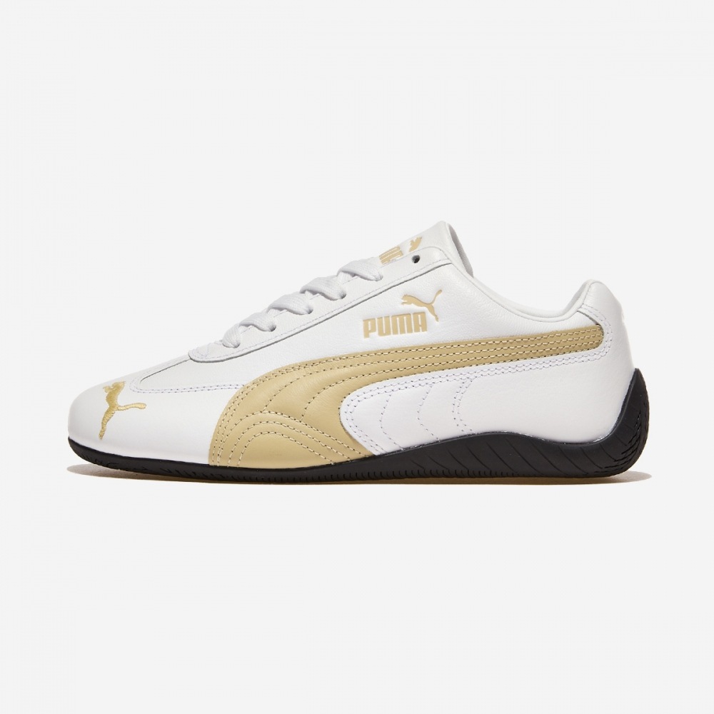 プーマスピードキャットレザー PKI40160301-PUMA ホワイトトーストアーモンド