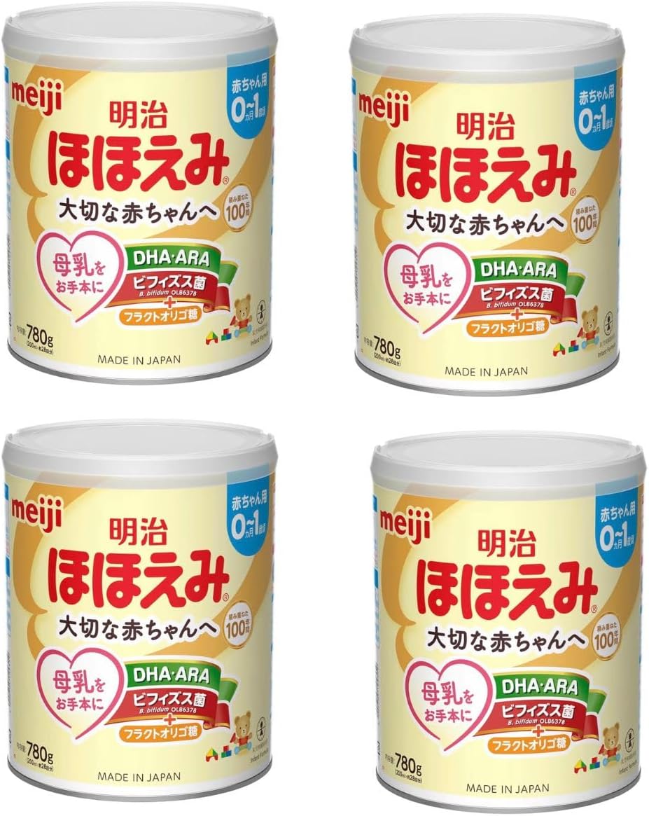 明治ほほえみ缶 780g×4缶 乳児用ミルク 赤ちゃん用粉ミルクセット