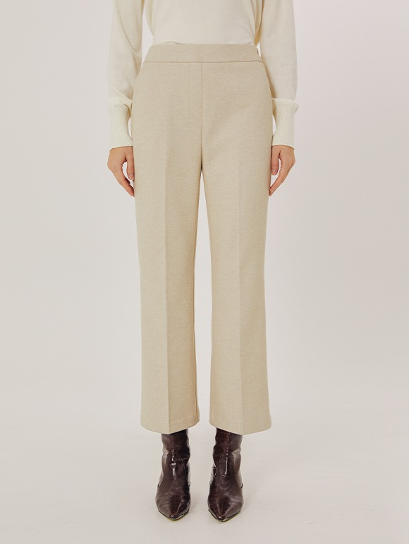 ヘリンボーンナッピングブーツカットパンツ(QZBLPJ4)