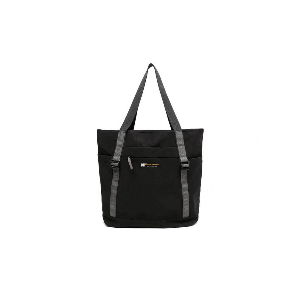 コダックアパレルラージショッパーバッグブラック