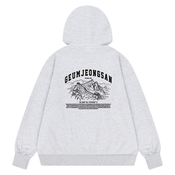 金井山オーバーフィット 韓国の山 パーカー 5色_P414791481 4,437円