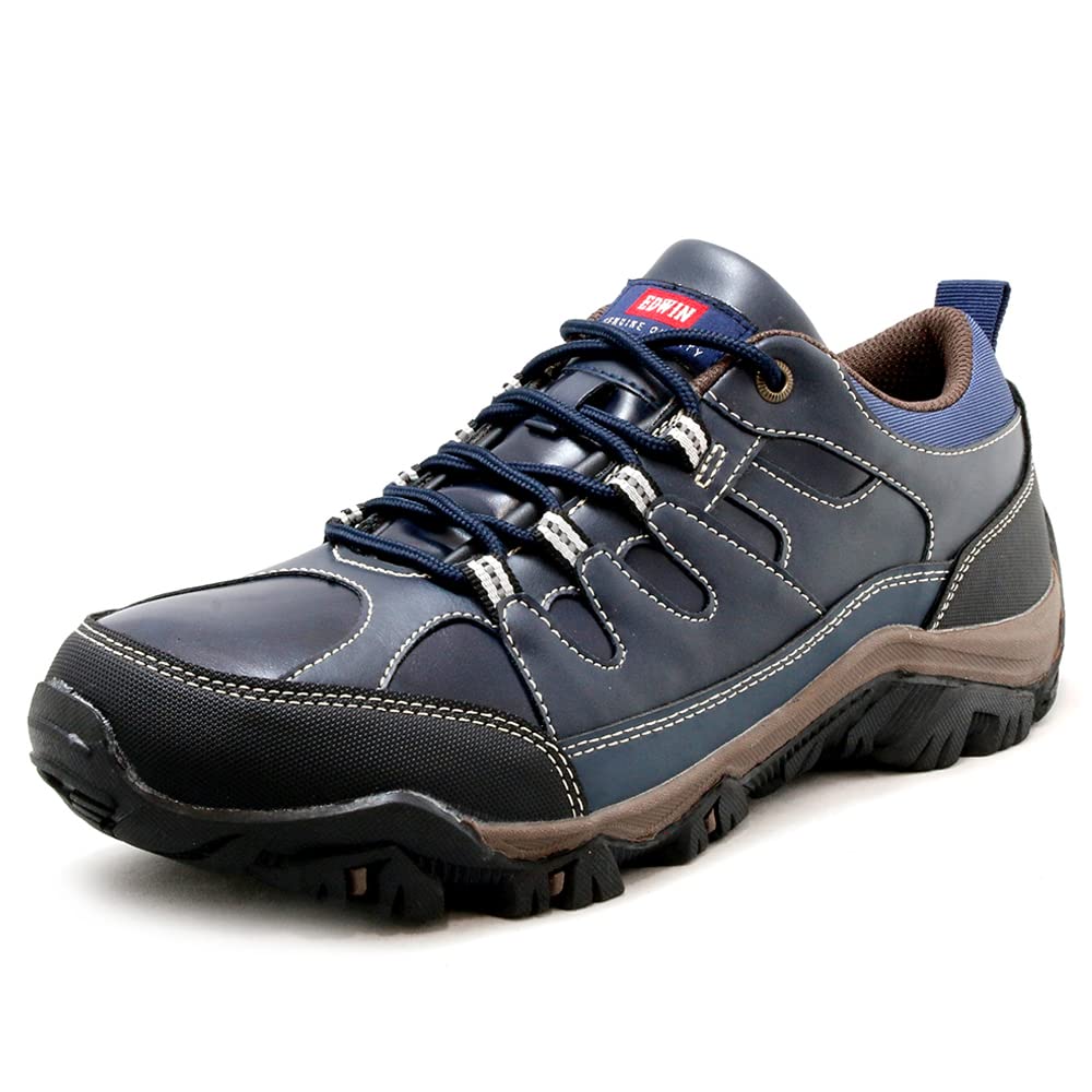 [エドウィン] トレッキングシューズ ローカット 防水シューズ 軽量 防滑 登山靴 ハイキングシューズ 色 EDM9809 NAVY 26.5cm 5,506円