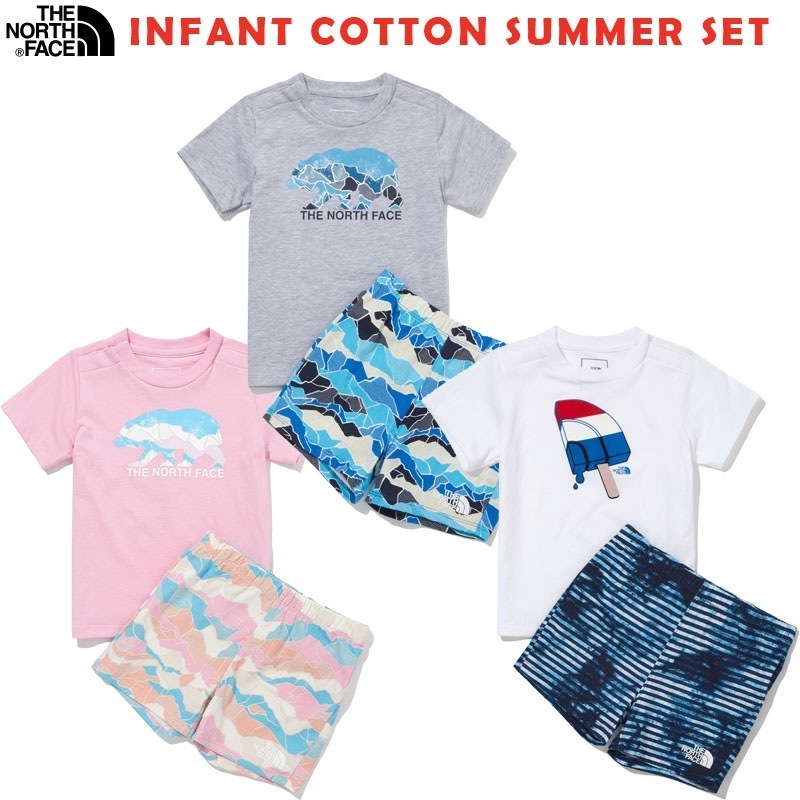 韓国正規品保証 関税負担なし NT7UN22S INFANT COTTON SUMMER SETデイリー 基本 着装 男子 女子 人気 韓国 ファッション 男女共用 アウトドア