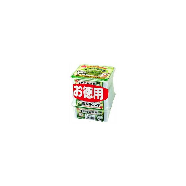 【1ケース】【お取り寄せ対象品】ヤマヒサ ネコの元気草 3コパック[ヤマヒサペットケア事業部 Petio(ペティオ)] *24個
