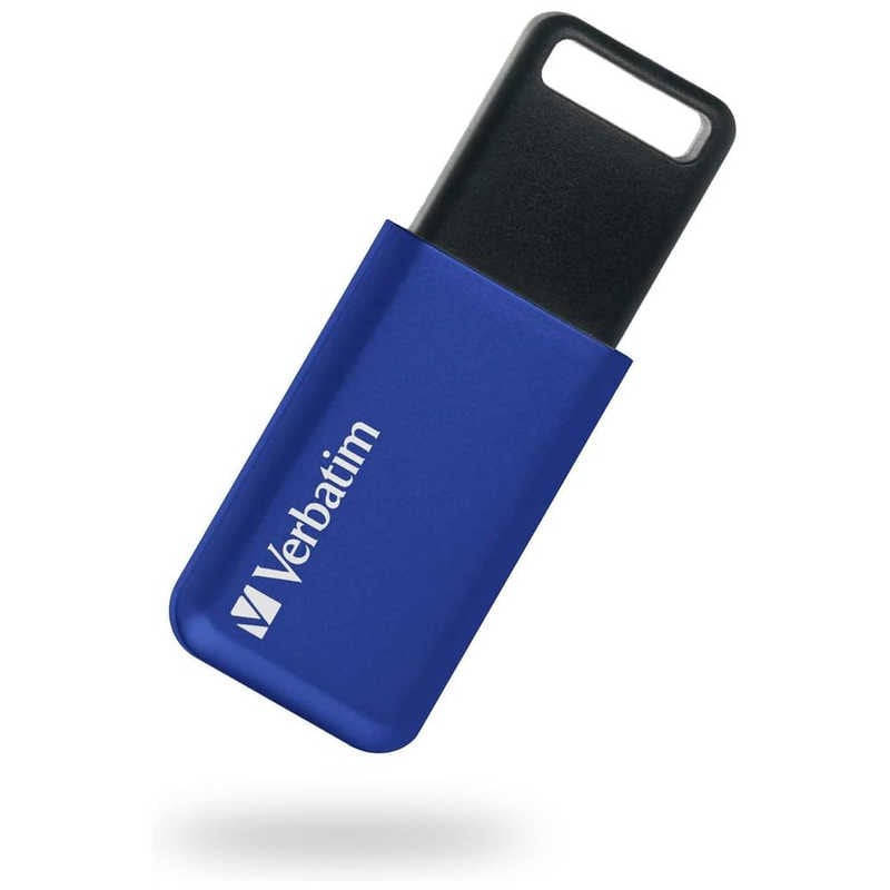 VERBATIMJAPAN　USBメモリ USB Flash メモリー256GB USB3.1 Gen1(USB3.0)準拠 ブルー [256GB]　USBSLM256GBV1