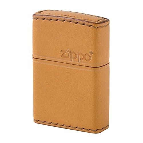 ジッポーZippo(ジッポ) オイルライター 本牛革 キャメル LB-5