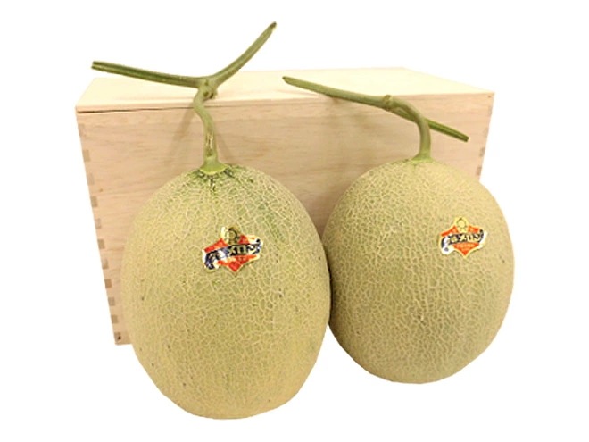 産地直送 北海道 夕張メロン 2玉約3.2kg 共撰/特秀品 専用木製化粧箱=特5-2玉（木箱）=予約 6月下旬以降