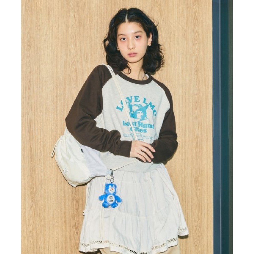 LMC WM ラブエンジェルラグランクロップドスウェザードブラウン