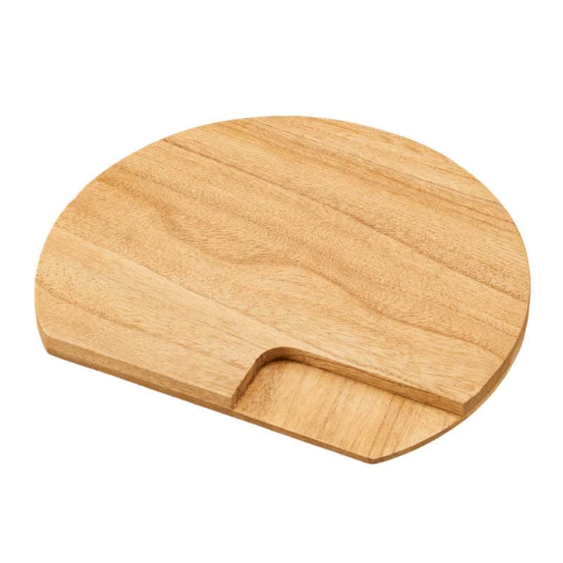 オスマック　まな板 丸 プレート お皿 KIRISAI 桐のカッティングプレート　OSPL-1