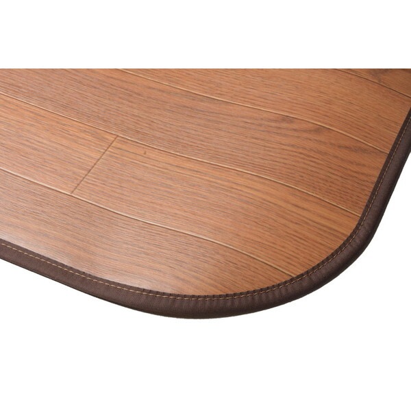 350114605 消臭加工付き 木目調フリーマット 45×240 ブラウン メーカー直送