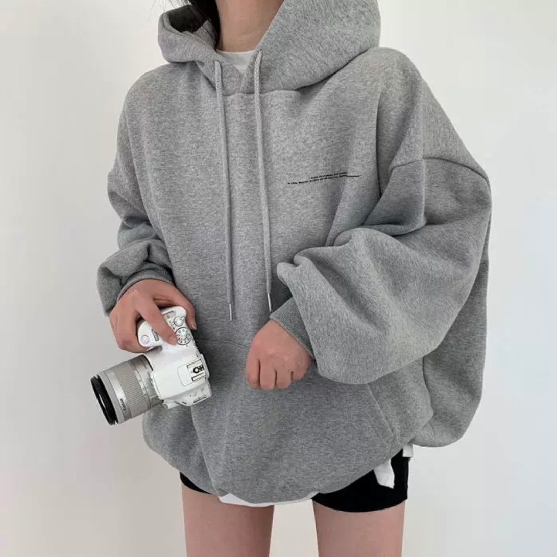 トップス パーカー トレーナー フーディー スウェット ジャージ 部屋着 袖あり 長袖 ドロップショルダー 萌袖 ワイド フード付き ポケット 綿 コットン シンプル カジュアル 上品 おしゃれ