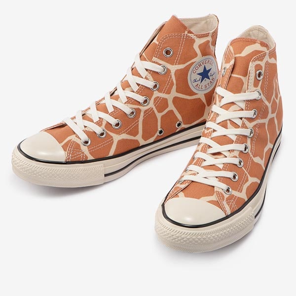 レディース メンズ オールスターUS ジラフスポット ハイカット ブラウン us GIRAFFESPOT hi キリン スニーカー