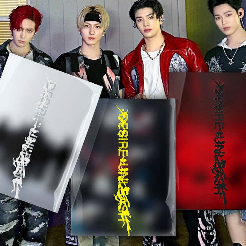 [未開封新品]エンハイプアルバムアンリッシュミニ6集DESIRE UNLEASH ENHYPENフォトブック3種セットバッドデザイヤー