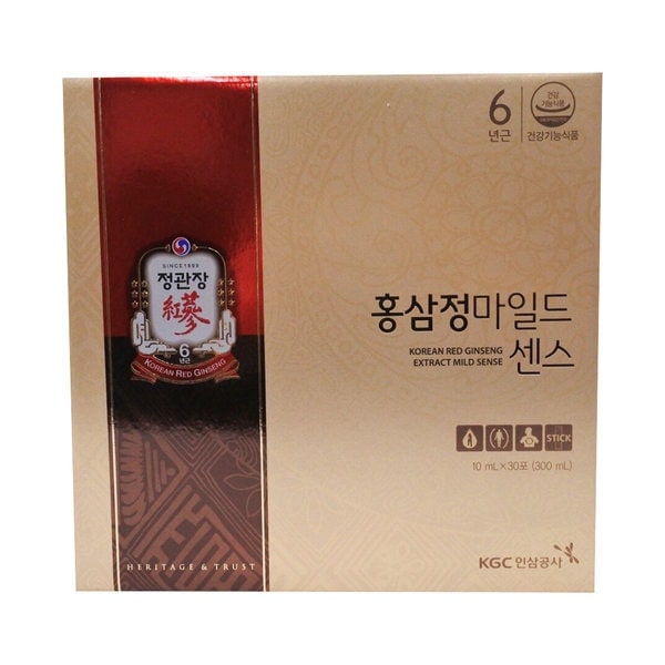韓国 紅参錠 マイルド センス 10ml 高麗人 参マイルトセンス10ml 30包6年根