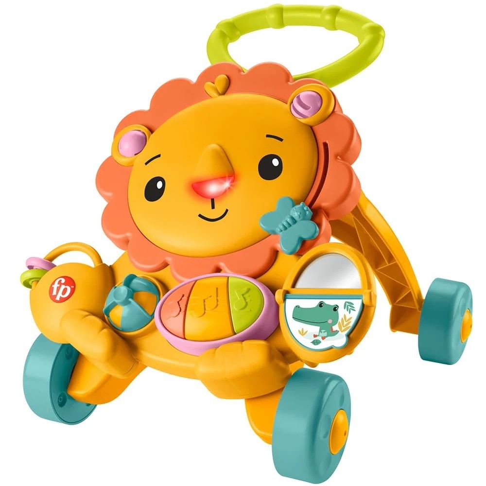 フィッシャープライス(fisher price) おして! らいおんくんのミュージカルウォーカー【赤ちゃん おもちゃ】【知育指遊び】【6ヵ月~】【プレゼント】HJG60
