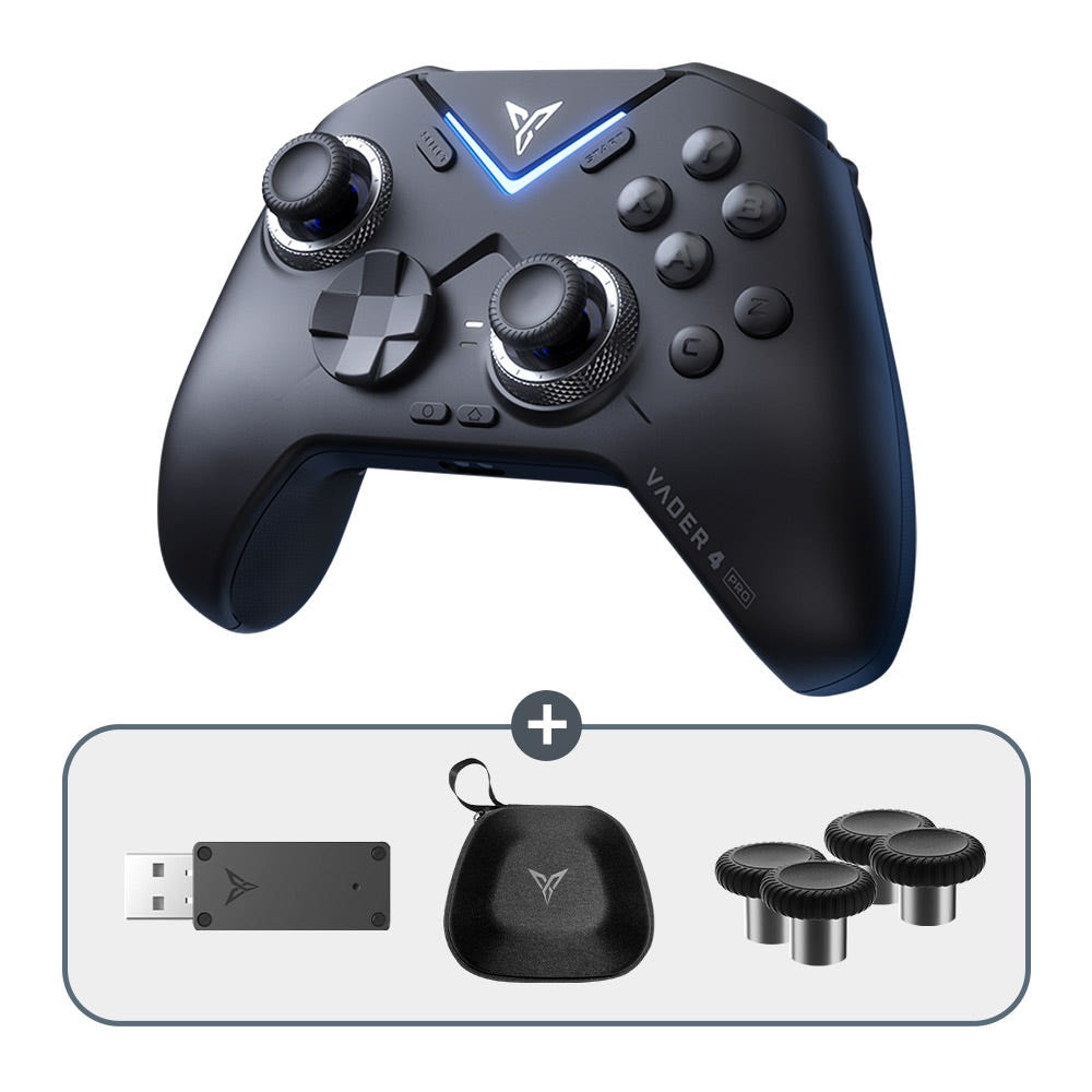 Joytron Flydigi Vader 4 Pro ワイヤレスゲームパッド PC Nintendo Switch iOS Android対応 キャリングバッグ付き 高性能センサー搭載