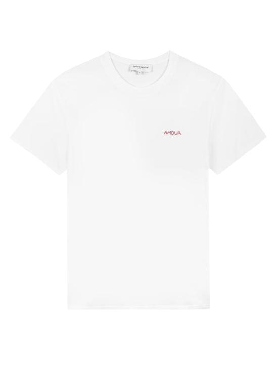 MAISON LABICHE Men T-Shirts PMPOPINAMOUR WHITE White