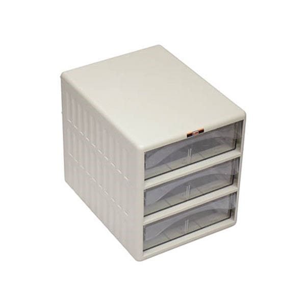 TRUSCO レターケース 引き出しA4 深型3段 TOA4-W3 1台