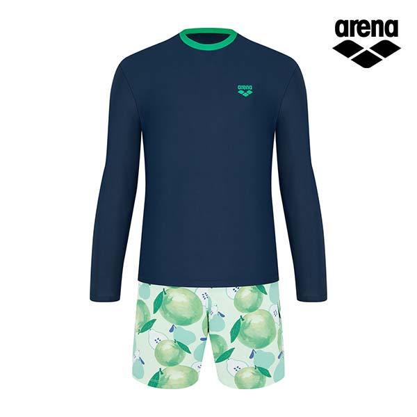 [公式]ポッピングフルーツ レギュラーフィット ラッシュガード セット A5BM1PC01DNV