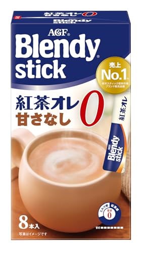 他サイト： AGF ブレンディ スティック 紅茶オレ 甘さなし 8本×6箱 【 ミルクティー 】【 無糖 】の商品画像