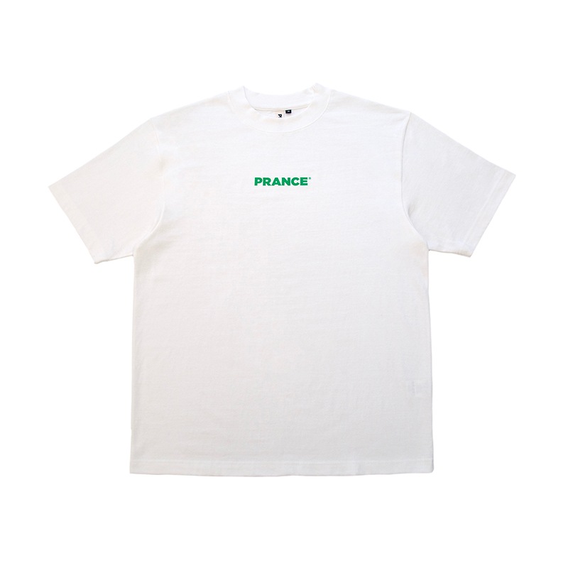 PRANCE Official Basic T 22 White T-Shirts (M / XL)