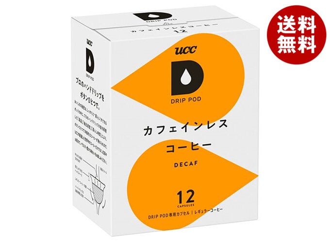 UCC DRIP POD(ドリップポッド) カフェインレスコーヒー 12P＊12箱入