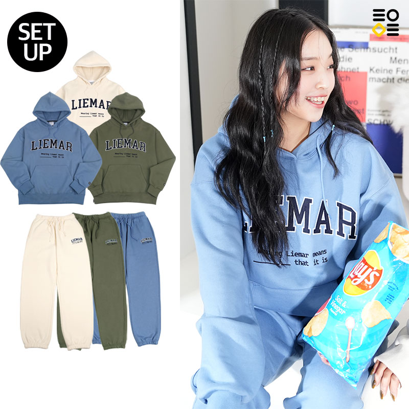 シグネチャー 裏起毛 上下 セットアップ